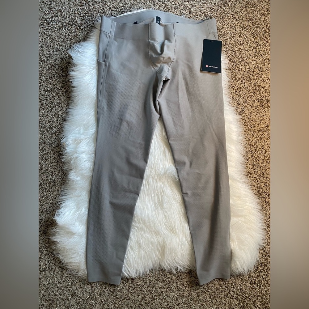 Lululemon Men’s SenseKnit Running Tight 28" Size XL GULG gull grey new
